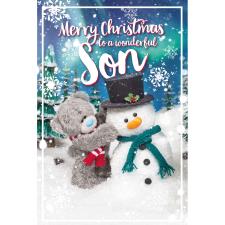 3D Holographic Wonderful Son Me to You Bear Christmas Card Image Preview